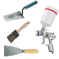 Malen, Spachteln, Putzen und Lackieren