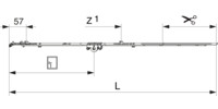 Dreh-Getriebe DM 15 fix VZ mit Kippschwinge