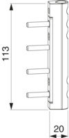 Ecklagerbänder PVC MULTI MAMMUT