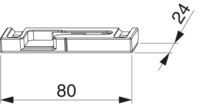 KD Schließteile i.S. 12L Eurofalz FT 24 mm 13V