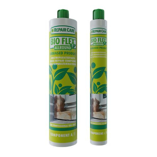 Repair Care BIOFLEX® ALLROUND für die dauerhafte und effiziente Holzergänzung oder Holzreparatur auf Biobasis im Innen-und Außenbereich