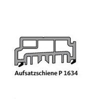 GU HST Aufsatzschiene für Holz (IV 78 -92) Schema A - EV1