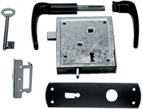 Universal Kastenschloß "89", hebende Falle, DIN Rechts/Links 60mm Dorn