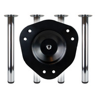 TOPFORM Tischbein-Sets - 60 x 710 mm R - mit Platte