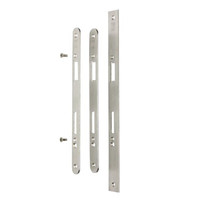 CES Montagestulp "0733" stumpf; Messing verchromt, 24 mm Stulp, käntig