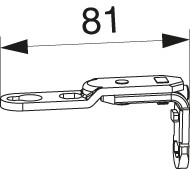 MACO MM Drehbandarm AS/DTuni/PVC