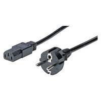 Hettich Netzkabel, Typ E & F, "Schuko"-Stecker*, 3000 mm