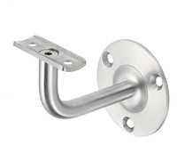 KWS Handlaufstützen mit Abdeckkappen - Fest - Gewölbte Auflage