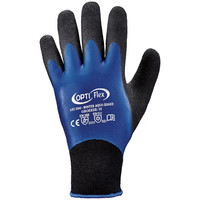 Latex Winterhandschuhe "Winter Aqua Guard" - Blau/Schwarz