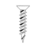 GU-Fensterbauschrauben mit Wendelspitze - Verzinkt