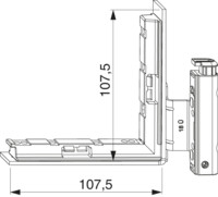 MACO MM Falzecklagerband AS mit ÜV Unterlage montiert links/rechts