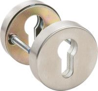 TOPFORM Schutz-Rundrosettenpaar PAROS - Edelstahl