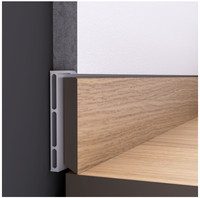 AGS Sockelleiste Modell Light für Massiv- und Trockenbau