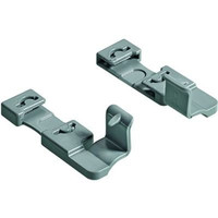 Hettich Abhebesicherung für Holzschubkästen mit Aufsteckmontage (Quadro 25), dunkelgrau links und rechts
