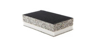 KA.EF. Handklotz / 70x125mm  Schleifbögen Klett
