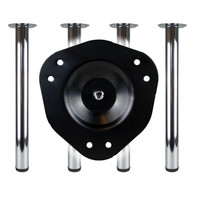 TOPFORM Tischbein-Sets - 60 x 870 mm R - mit Platte