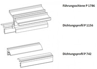 GU HST Führungsprofile "P1786" ohne Zubehör in EV1