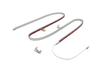 TOPFORM LED Silikon Flexband opal - LED-Stecker weiss