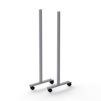 TOPFORM Halter für Raumteiler auf Rollen - Set = 2 Stck