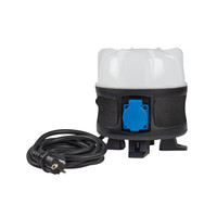 AS SCHWABE Optiline LED Strahler 360° mit Steckdose IP54-Baustelle