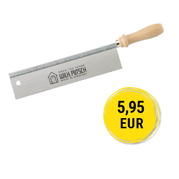 Produkt der Woche - WILPU Feinsäge mit geradem Holzgriff - 250mm - für nur 5,95&euro;!