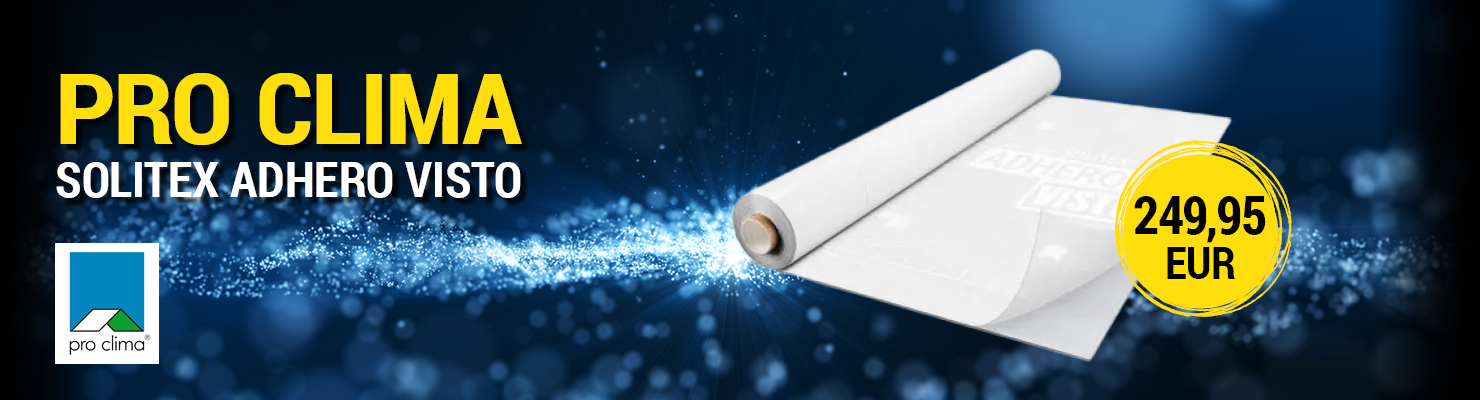 PRO CLIMA Luftdichtungsbahn Rolle á 75 m² - in der Aktion